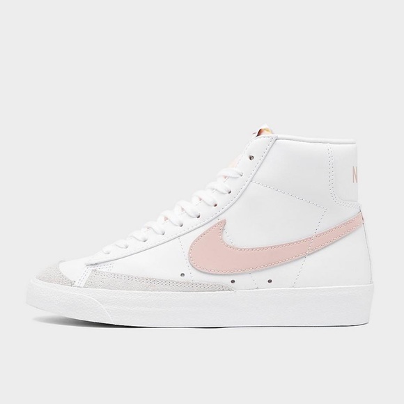 Nike Women's Sneakers - White and Pink - Picture 2 of 7